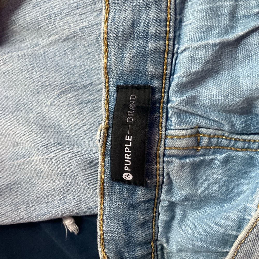 Purple Brand Men's Light Blue Skinny Jeans